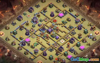 CoC Town Hall 15 Base Layouts & Maps | War, Trophy & Home Village #31944