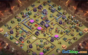 CoC Town Hall 15 Base Layouts & Maps | War, Trophy & Home Village #31948