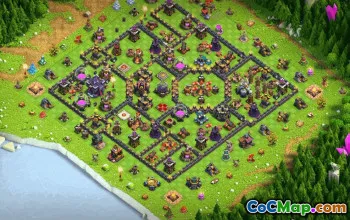CoC Town Hall 15 Base Layouts & Maps | War, Trophy & Home Village #32316