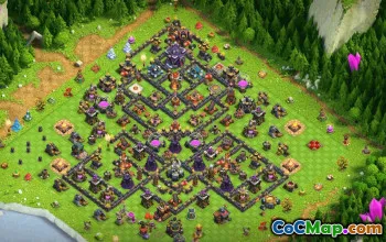 CoC Town Hall 15 Base Layouts & Maps | War, Trophy, Home Village #32341