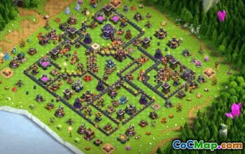 CoC Town Hall 15 Base Layouts & Maps | War, Trophy, Home Village #32349