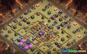 CoC Town Hall 15 Base Layouts & Maps | War, Trophy, Home Village #32360