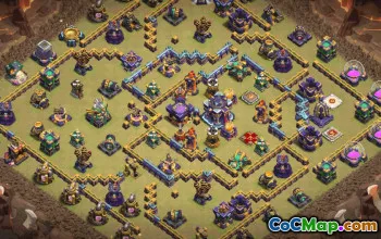 CoC Town Hall 15 Base Layouts & Maps | War, Trophy, Home Village #32408