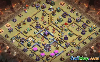 CoC Town Hall 15 Base Layouts & Maps | War, Trophy, Home Village #32451