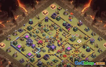 CoC Town Hall 15 Base Layouts & Maps | War, Trophy, Home Village #32485