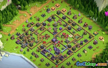 CoC Town Hall 15 Base Layouts & Maps | War, Trophy & Home Village #32503
