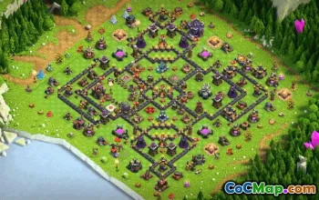 CoC Town Hall 15 Base Layouts & Maps | War, Trophy & Home Village #32512