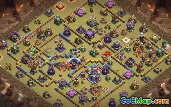 CoC Town Hall 15 Base Layouts & Maps | War, Trophy, Home Village #32637