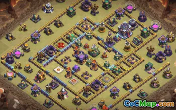 CoC Town Hall 15 Base Layouts & Maps | War, Trophy, Home Village #32680