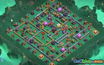 CoC Town Hall 15 Base Layouts & Maps | War, Trophy, Home Village #32980