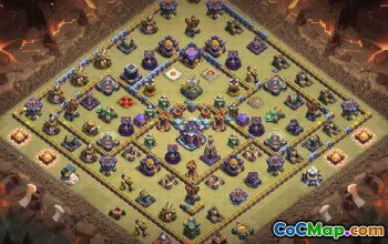 CoC Town Hall 15 Base Layouts & Maps | War, Trophy, Home Village #32989