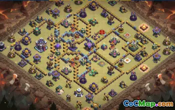 CoC Town Hall 15 Base Layouts & Maps | War, Trophy & Home Village #32991