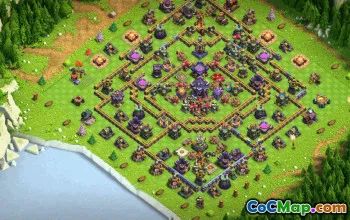 COC Town Hall 15 Base Layouts & Maps | War, Trophy, Home Village #33045