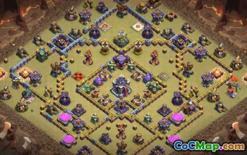 CoC Town Hall 15 Base Layouts & Maps | War, Trophy & Home Village #33065