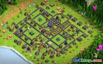 CoC Town Hall 15 Base Layouts & Maps | War, Trophy & Home Village #33119