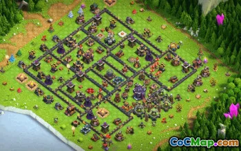 CoC Town Hall 15 Base Layouts & Maps | War, Trophy & Home Village #33171