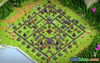 CoC Town Hall 15 Base Layouts & Maps | War, Trophy & Home Village #33241