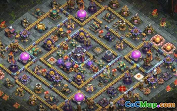 CoC Town Hall 15 Base Layouts & Maps | War, Trophy, Home Village #33351
