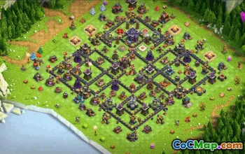CoC Town Hall 15 Base Layouts & Maps | War, Trophy, Home Village #33375