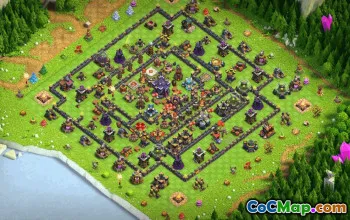 CoC Town Hall 15 Base Layouts & Maps – War, Trophy, Home Village #33386