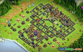 CoC Town Hall 15 Base Layouts & Maps | War, Trophy, Home Village #33487