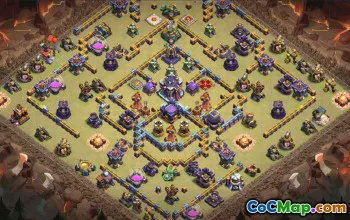 CoC Town Hall 15 Base Layouts & Maps | War, Trophy, Home Village #33495