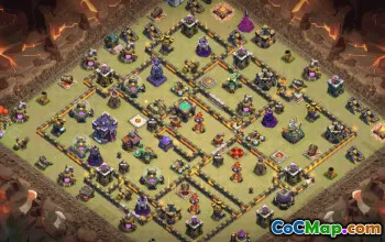 CoC Town Hall 15 Base Layouts & Maps | War, Trophy & Home Village #33813