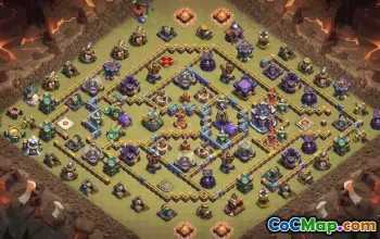 CoC Town Hall 15 Base Layouts & Maps | War, Trophy, Home Villages #32336