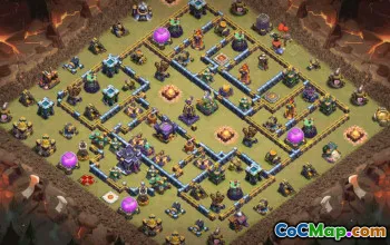 CoC Town Hall 15 Base Layouts & Templates | War, Trophy, Home #33697