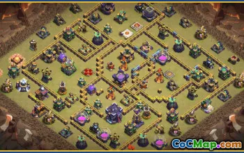 CoC Town Hall 15 Base Layouts & War Map Links | Home Village #27934