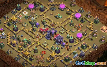 CoC Town Hall 15 Base Layouts & War Maps | Copy & Customize #27401