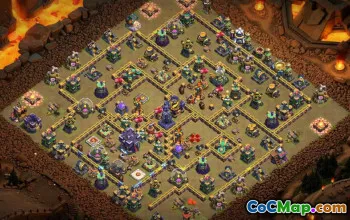 CoC Town Hall 15 Base Layouts & War Maps | Copy & Download #27185