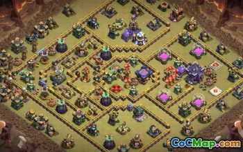 CoC Town Hall 15 Base Layouts & War Maps | Copy & Download #27301