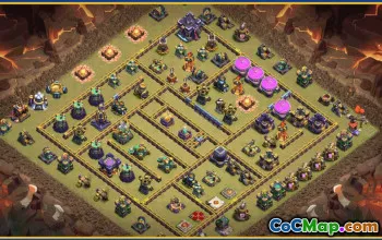 CoC Town Hall 15 Base Layouts & War Maps | Copy & Download #28416