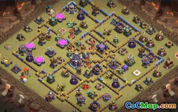 CoC Town Hall 15 Base Layouts & War Maps | Copy & Download #32455