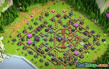 CoC Town Hall 15 Base Layouts & War Maps | Copy & Download #32599