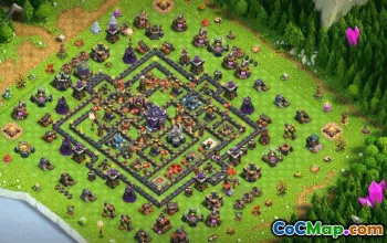 CoC Town Hall 15 Base Layouts & War Maps | Copy & Download #32893