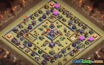 CoC Town Hall 15 Base Layouts & War Maps | Copy & Download #33111