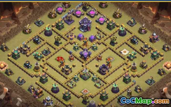 CoC Town Hall 15 Base Layouts & War Maps | Copy & Link #27932