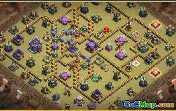 CoC Town Hall 15 Base Layouts & War Maps | Copy & Link #29066