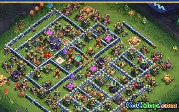 CoC Town Hall 15 Base Layouts & War Maps | Copy & Share #28868