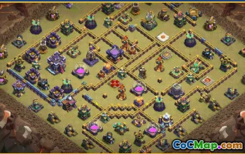 CoC Town Hall 15 Base Layouts & War Maps | Copy & Share #29344