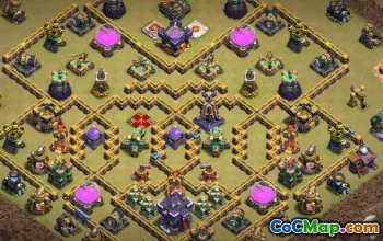 CoC Town Hall 15 Base Layouts & War Maps | Home Village, Hybrid #27324