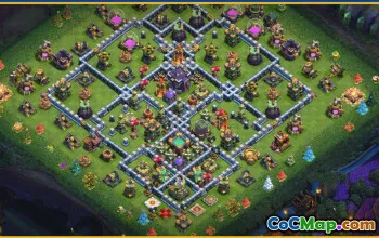 CoC Town Hall 15 Base Layouts & War Maps | Home Village, Trophy #28739