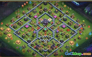 CoC Town Hall 15 Base Layouts with Links | War, Trophy & Farming #28730