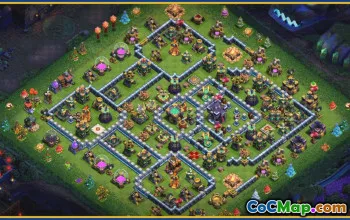 CoC Town Hall 15 Base Layouts with Links | War, Trophy & Home #28644