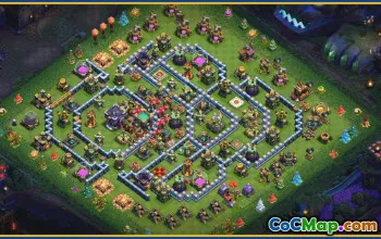 CoC Town Hall 15 Base Layouts with Links | War, Trophy & Hybrid Maps #28656