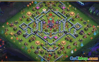CoC Town Hall 15 Bases & Layouts | War, Trophy & Home Village #28729