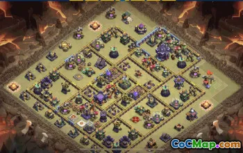 CoC Town Hall 15 Layouts & Base Copy | Home, War, Trophy Maps #31343