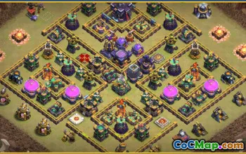 CoC Town Hall 15 Layouts & Base Maps | Free Download #27799